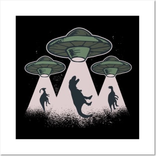 UFO DINOS Posters and Art